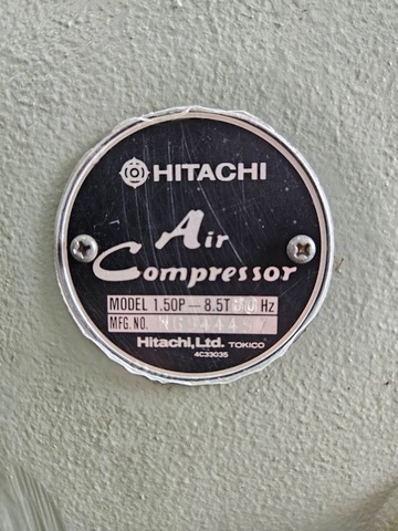 日立 HITACHI 1.5OP-8.5T 1.5kwコンプレッサー