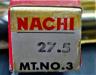 不二越 Nachi 27.5 MT.4 未使用 ツイストドリル