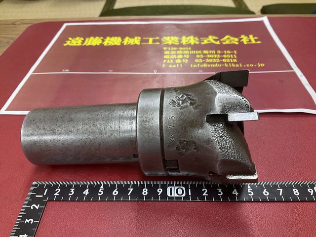 大特価人気〇〇フェイスミルカッター　刃数 6枚　外径 φ120mm　(TS210909-17) 消耗品