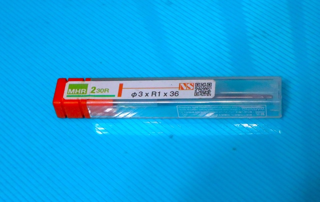 日進工具 NS MHR φ3×R1×36 未使用 エンドミル