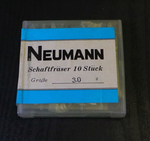 NEUMANN Φ3.0 10個 未使用 エンドミル