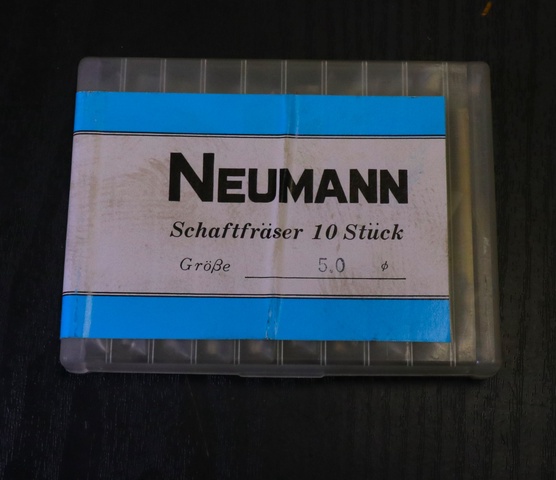 NEUMANN Φ5.0 10個 未使用 エンドミル