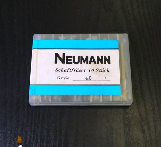 NEUMANN Φ4.0 10個 未使用 エンドミル