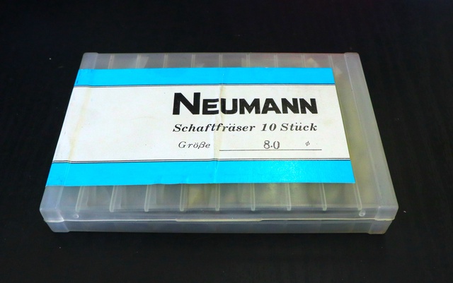 NEUMANN Φ8.0 10個 未使用 エンドミル