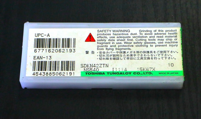 タンガロイ SDKN1203AE NS540 10個 未使用 チップ