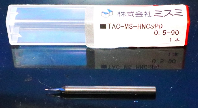 ミスミ TAC-MS-HMCSPD 0.5×90 未使用 エンドミル