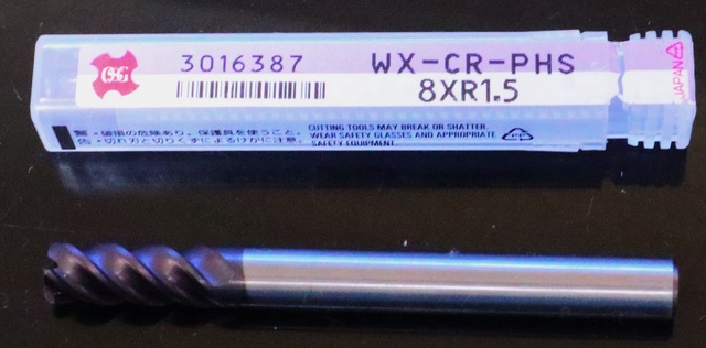 OSG WX-CR-PHS 8×R1.5 未使用 エンドミル