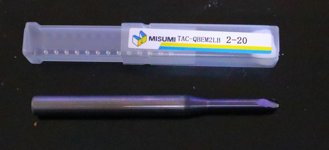 ミスミ TAC-QBEM2LB 2-20 エンドミル