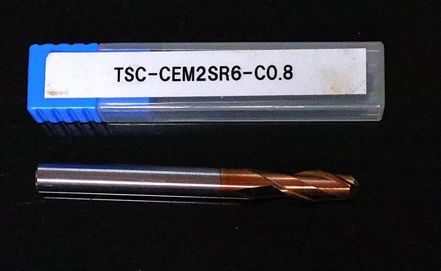 ミスミ TSC-CEM2SR6-C0.8 未使用 エンドミル