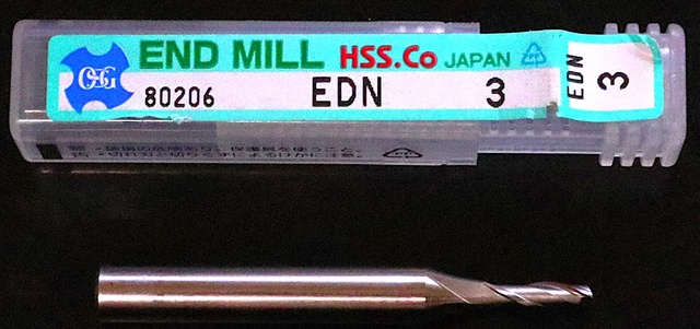 OSG EDN-3 ハイススクエアエンドミル