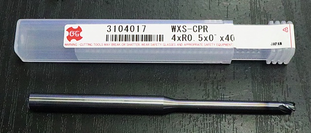 OSG WXS-CPR-4XR0.5X0X40 超硬エンドミル