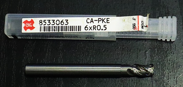 OSG CA-PKE-6XR0.5 超硬ラジアスエンドミル