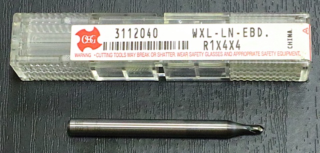 OSG R1X4X4 WXL-LN-EBD 超硬ボールエンドミル