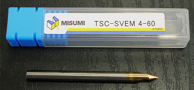 ミスミ TSC-SVEM4-60 超硬面取り用エンドミル