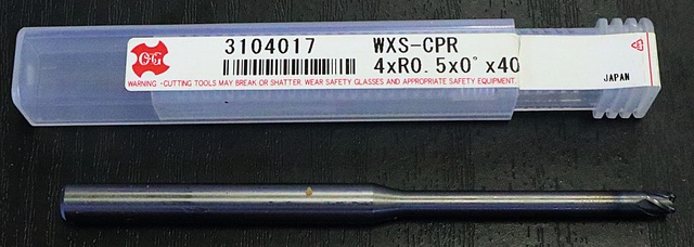 OSG WXS-CPR-4XR0.5X0X40 超硬エンドミルWXスーパーコート