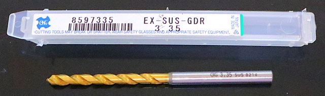 OSG X-SUS-GDR-3.35 EXゴールドドリル