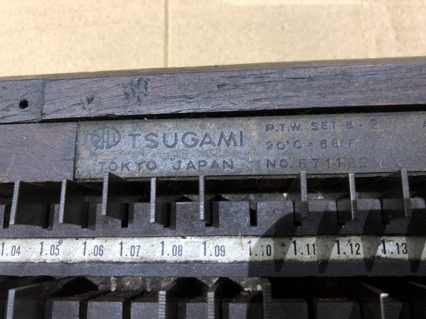 ツガミ P.T.W SETB-2(1.005～100mm) ブロックゲージ 中古販売詳細 