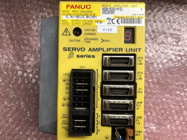 FANUC ファナック 電子部品 サーボアンプ 0.5kW βiSV80 A06B-6130-H004