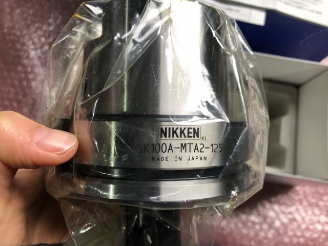 日研工作所 HSK100A-MTA2-125 モールステーパースリーブ