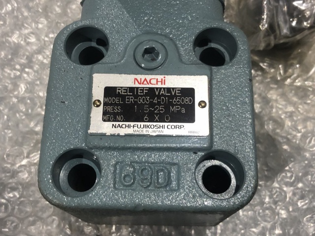 不二越 Nachi ER-G03-4-D1-6508D 電磁比例リリーフ弁 中古販売詳細