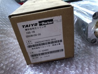 TAIYO 10S-1R SD63N100-00 薄形空気圧シリンダー