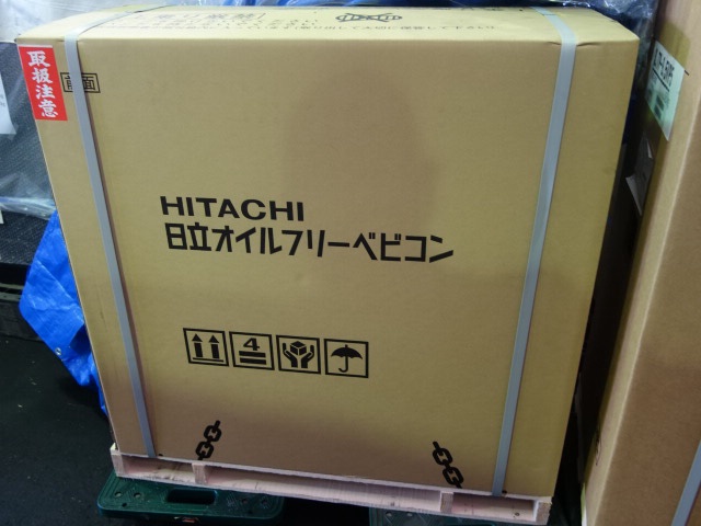 日立産機システム 3.7OP-9.5GP5 3.7kwコンプレッサー