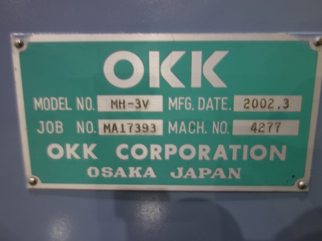 OKK MH-3V ベット型立フライス