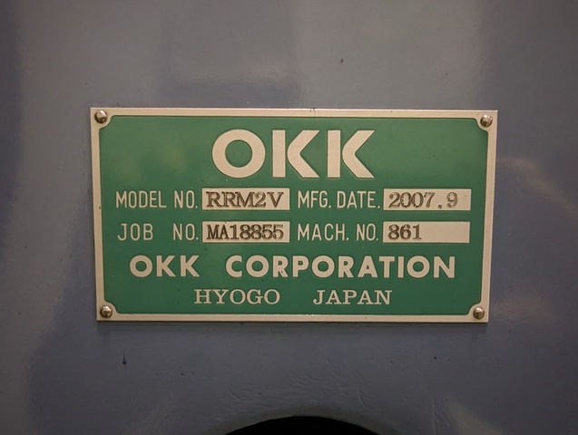 OKK RRM2V NC立フライス