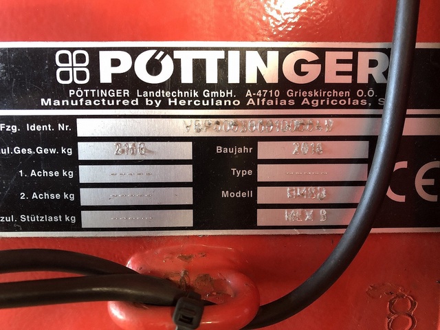 POTTINGER MEX5 コーンハーベスター