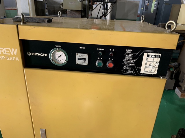 日立 HITACHI OSP-505PA 5.5kwコンプレッサー