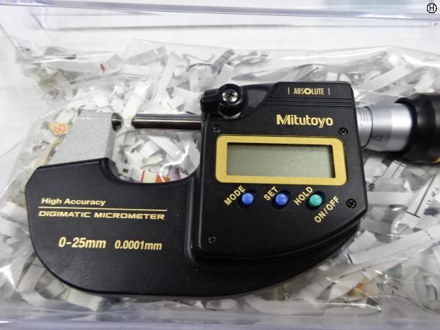 ミツトヨ MDH-25MB デジタル外側マイクロメーター 中古販売詳細 