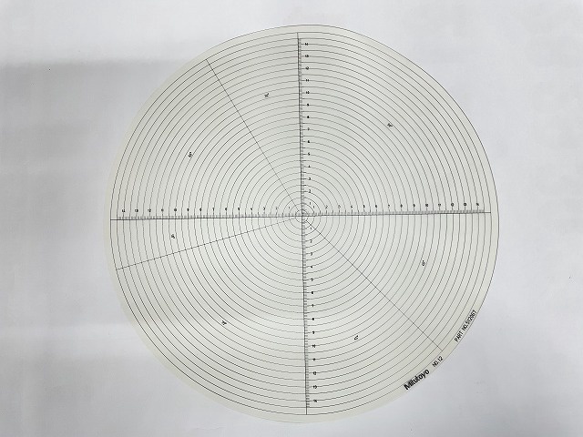 ミツトヨ NO.12 投影機用フィルムチャート
