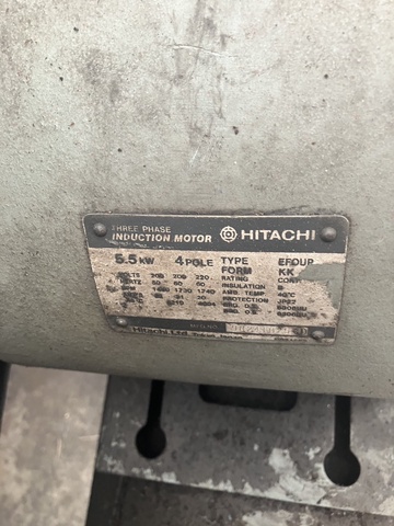 日立 HITACHI BEBICON 5.5 5.5kwコンプレッサー