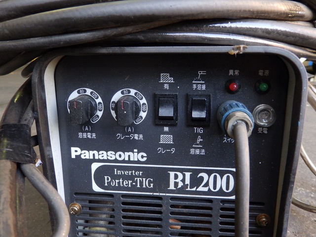 パナソニック BL-200 インバーター制御直流TIG溶接機 中古販売詳細 