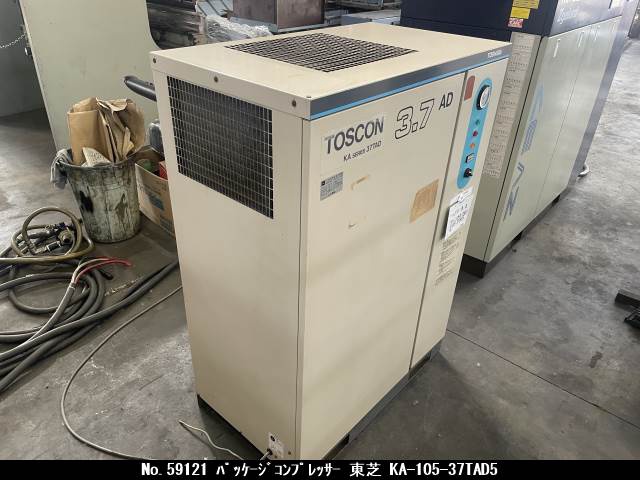 東芝産業機器システム KA-105-37TAD5 3.7kwコンプレッサー