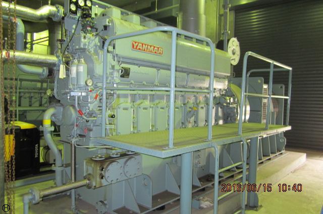 ヤンマー 8N21AL-EN ディーゼル発電機