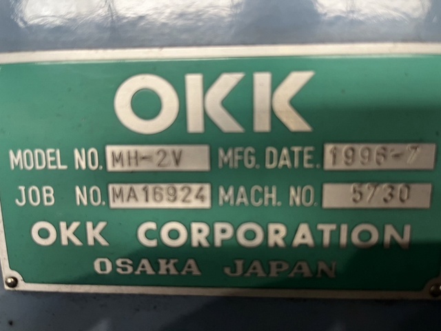 OKK MH-2V ベット型立フライス