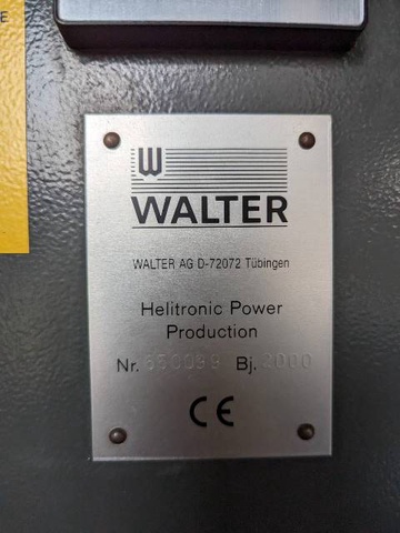 WALTER HelitronicPower NC工具研削盤