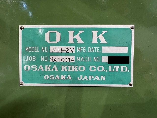 OKK MH-2V ベット型立フライス