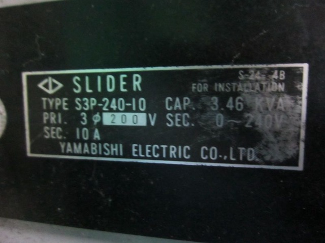 山菱電機 3SP-240-10 変圧器