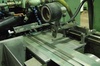 末吉製作所 SVHG-900 スルーフィードベルト研磨機