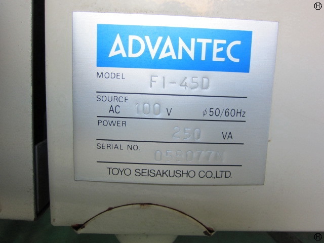 アドバンテック東洋 FI-45D 恒温器