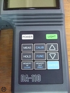 京都電子工業 DA-110 UV測定器