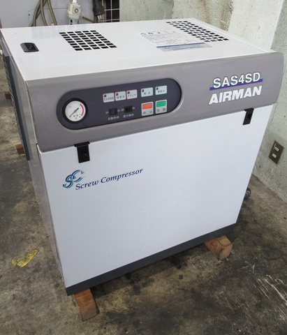 北越工業 SAS4SD-67 3.7kwコンプレッサー