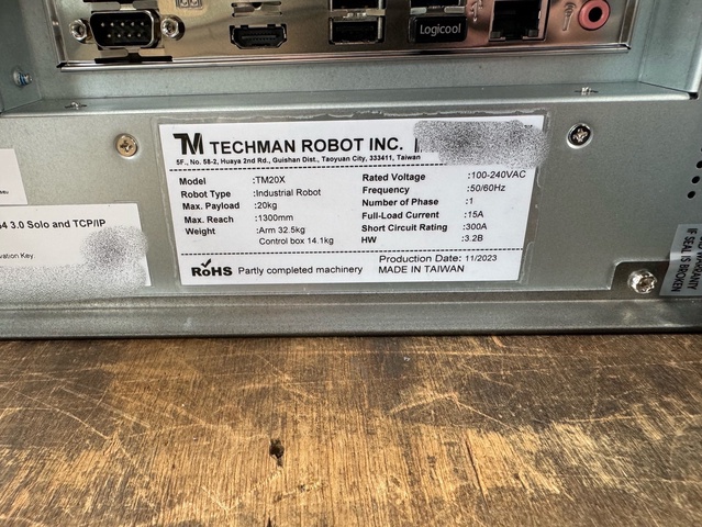 Techman Robot TM20X 協働ロボット