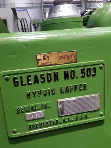 Gleason NO:503 NCハイポイドラッパー螺旋傘齒輪研磨拋光機