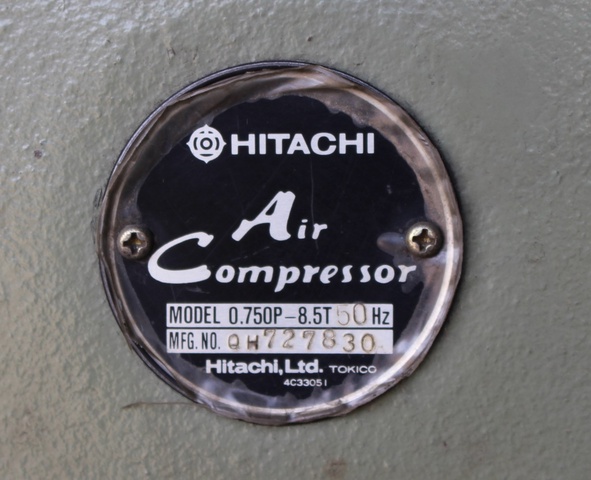 日立 HITACHI 0.75OP-8.5T 0.75kwコンプレッサー 中古販売詳細 
