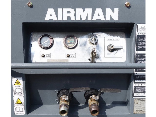 エンジンコンプレッサー AIRMAN デイゼルエンジン PDS50S 動作確認済み - 工具、DIY用品