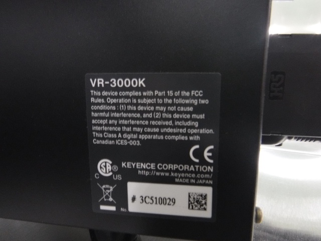 キーエンス VR-3000K 3D形状測定機