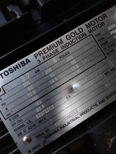 東芝 TLP37EF-10 3.7kwコンプレッサー